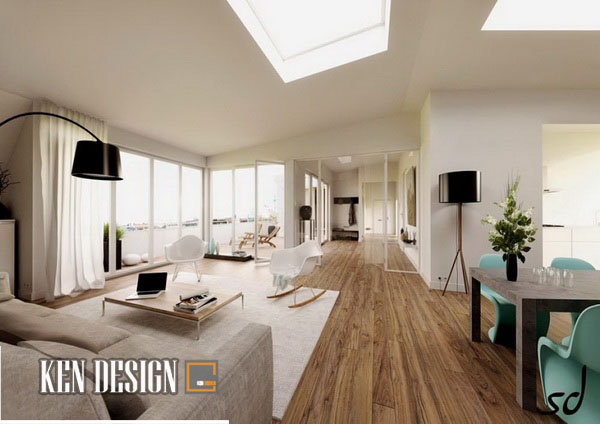 thiết kế nội thất phong cách Bắc âu